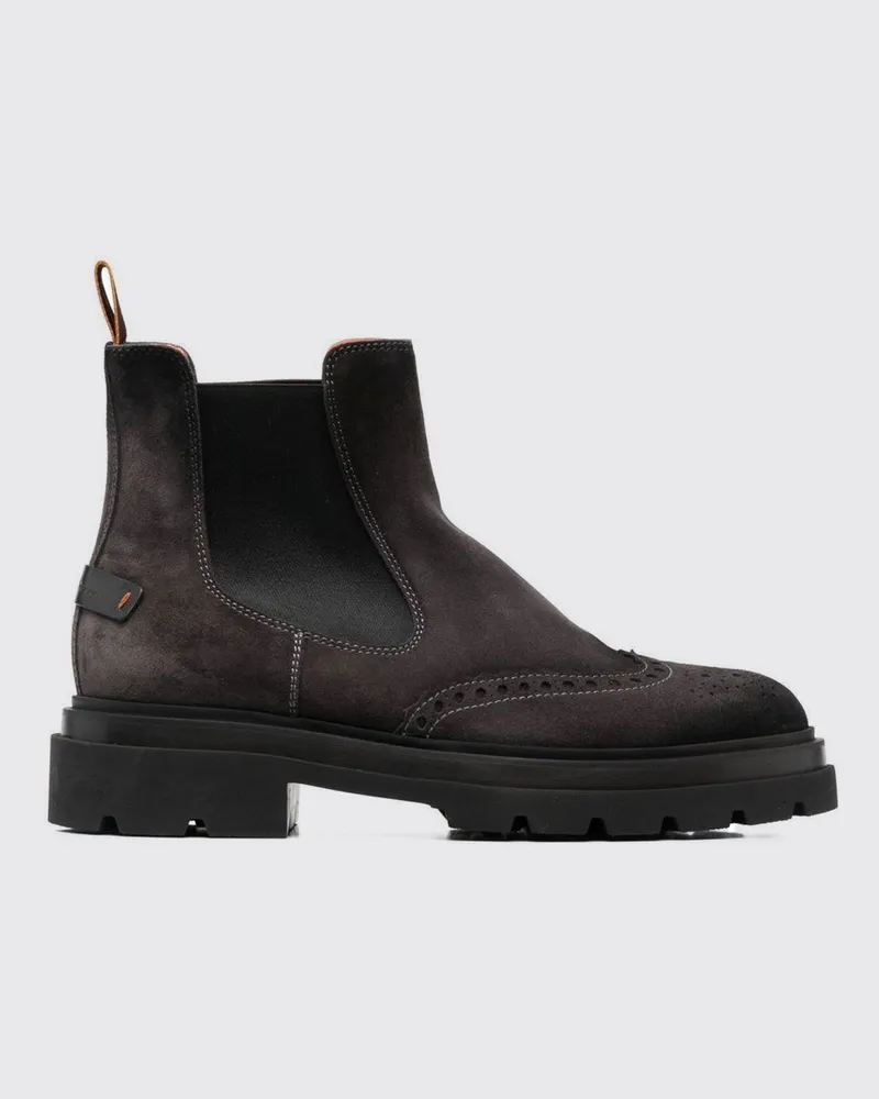 Santoni Schuhe herren Grau