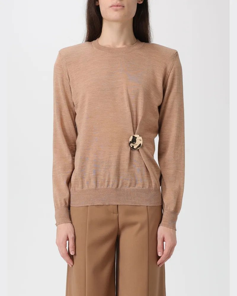 Simona Corsellini Pullover damen Tabak