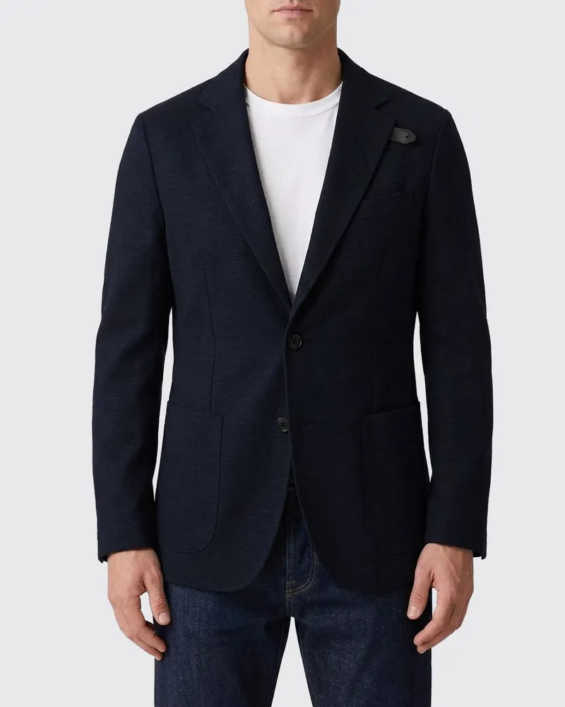 Brioni Jacke herren Blau