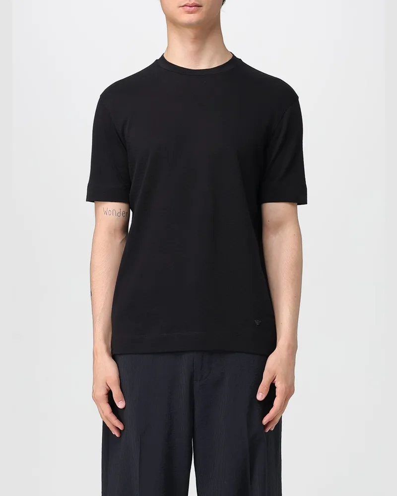 Emporio Armani T-shirt herren Schwarz