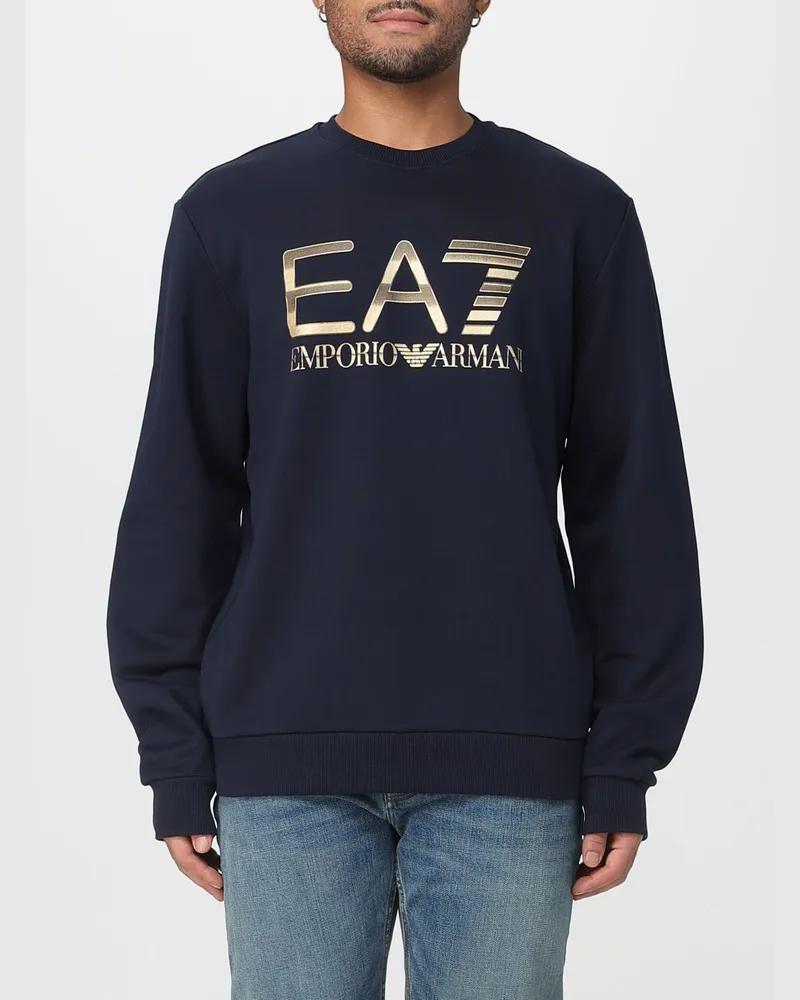 EA7 Sweatshirt herren Blau