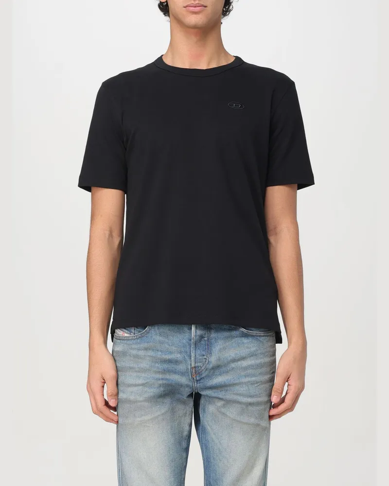Diesel T-shirt herren Schwarz