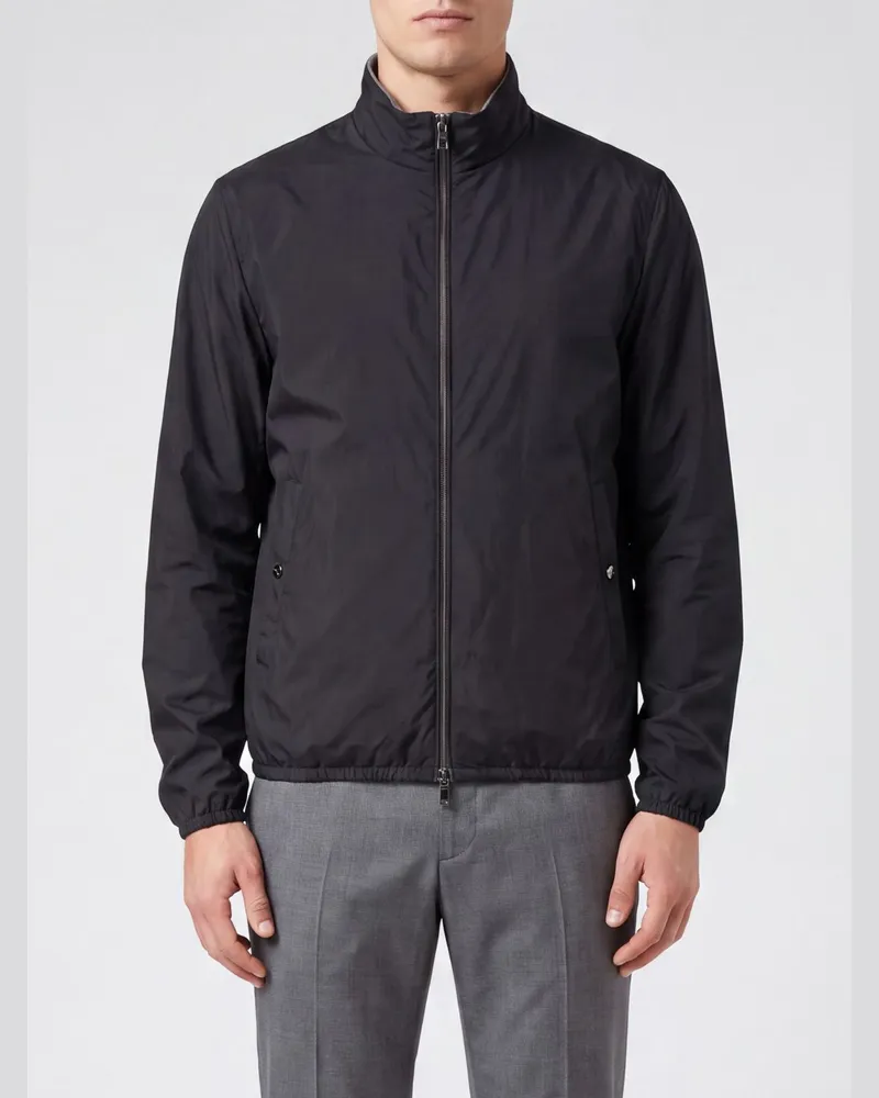 Herno Nylon-Bomberjacke mit Stehkragen und Reißverschluss Bunt