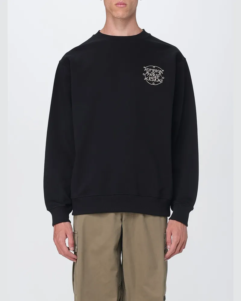 Drôle de Monsieur Sweatshirt herren Schwarz