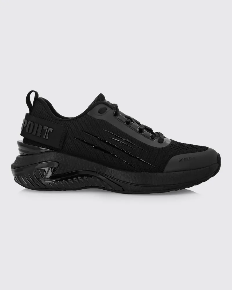 Philipp Plein Mesh-Sneakers Schwarz