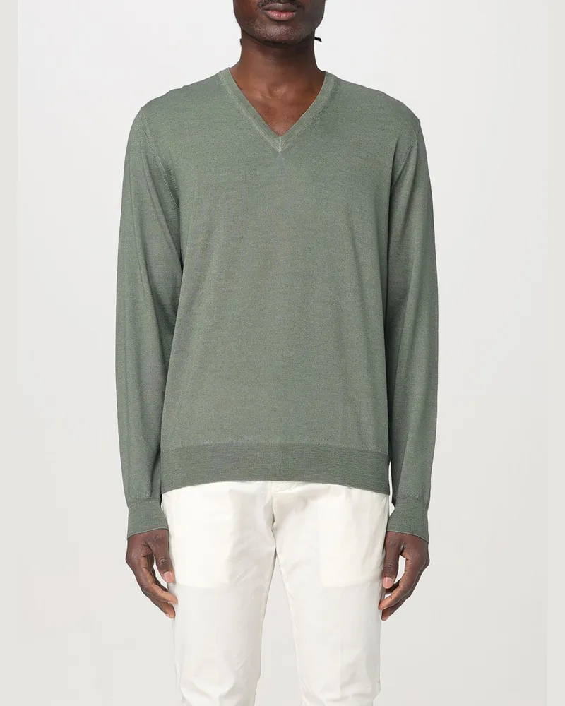 Drumohr  Pullover herren Waldgrün