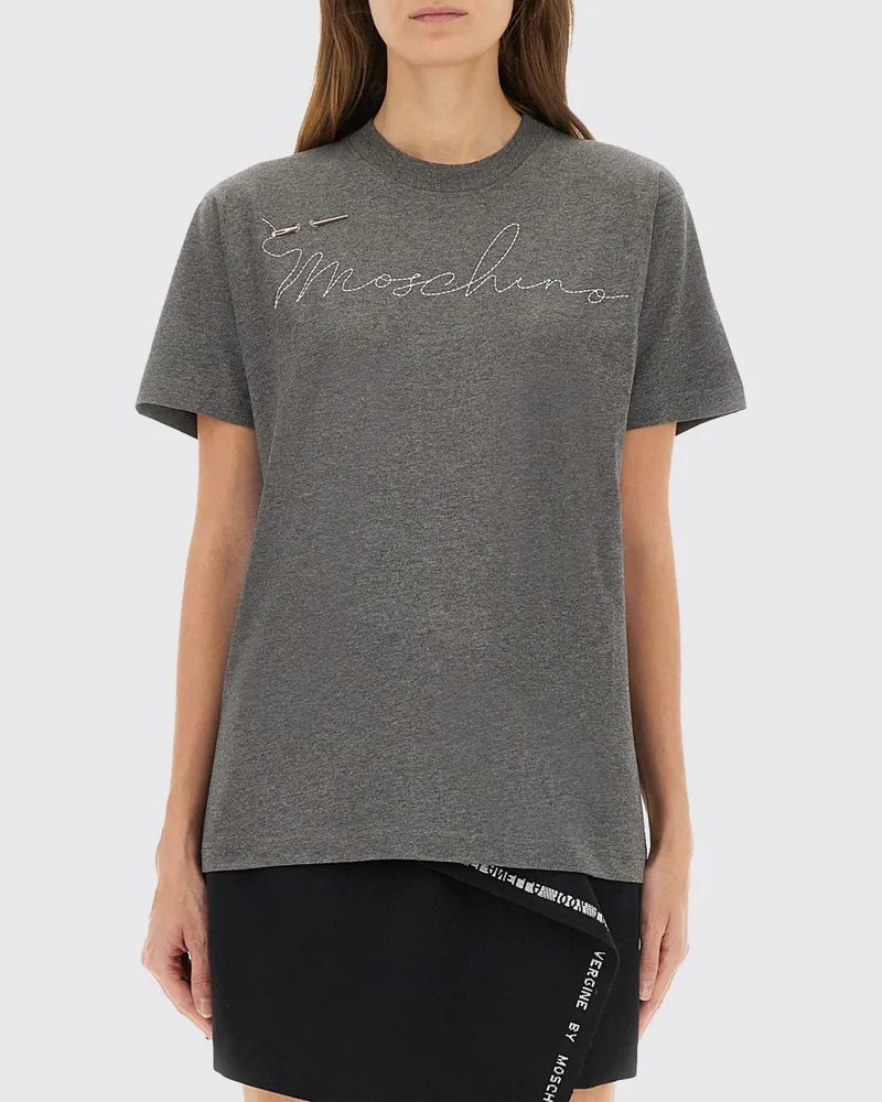 Moschino T-shirt damen Grau