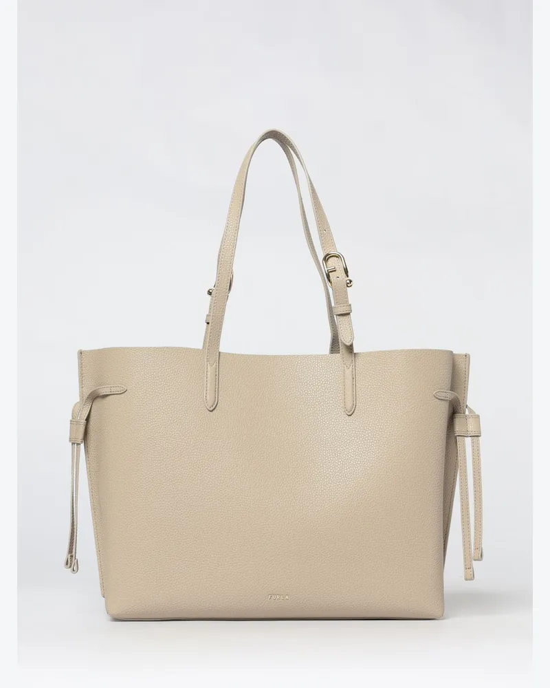 Furla Schultertasche damen Beige