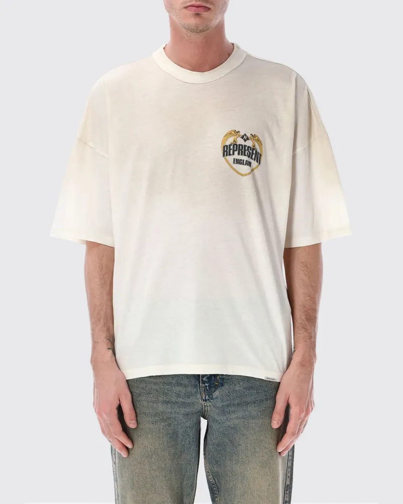 REPRESENT T-shirt herren Ecru
