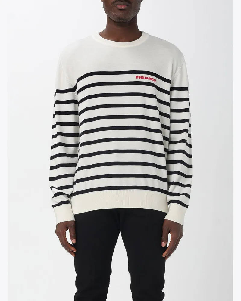 Dsquared2 Pullover herren Weiß