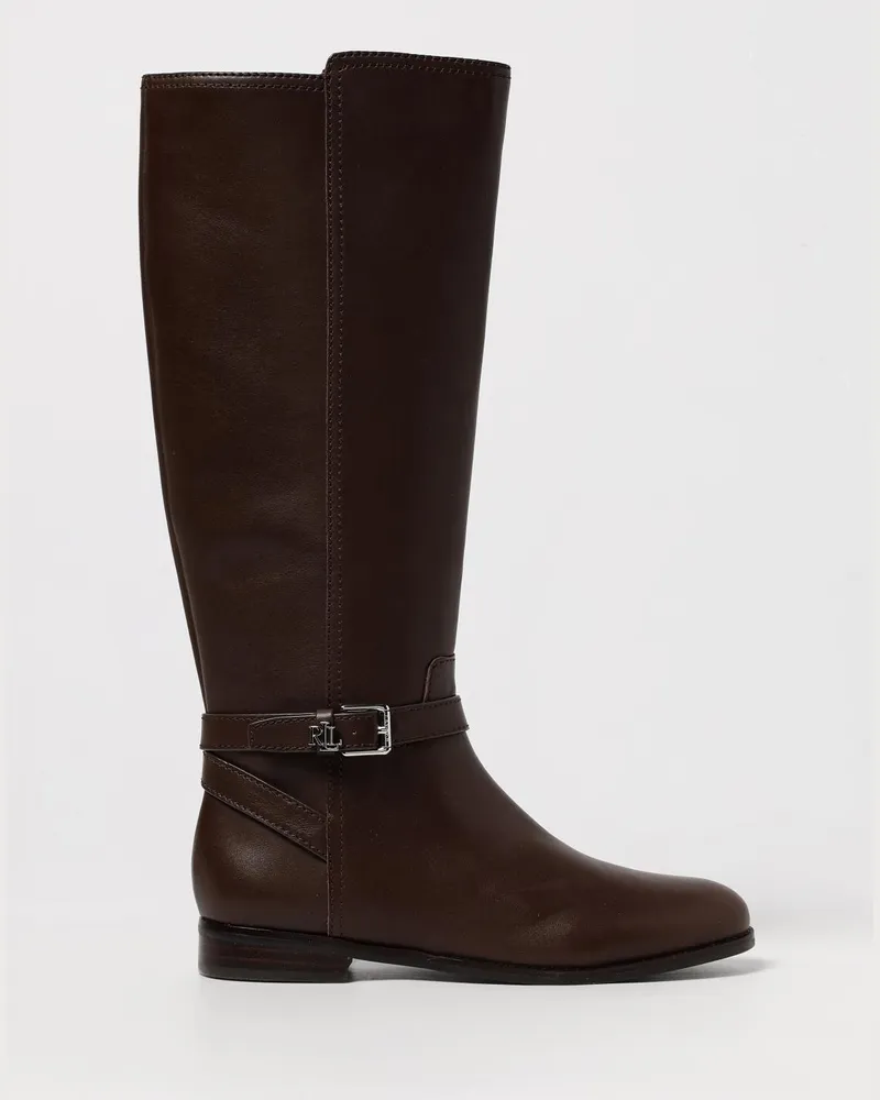 Ralph Lauren Flache stiefeletten damen Braun