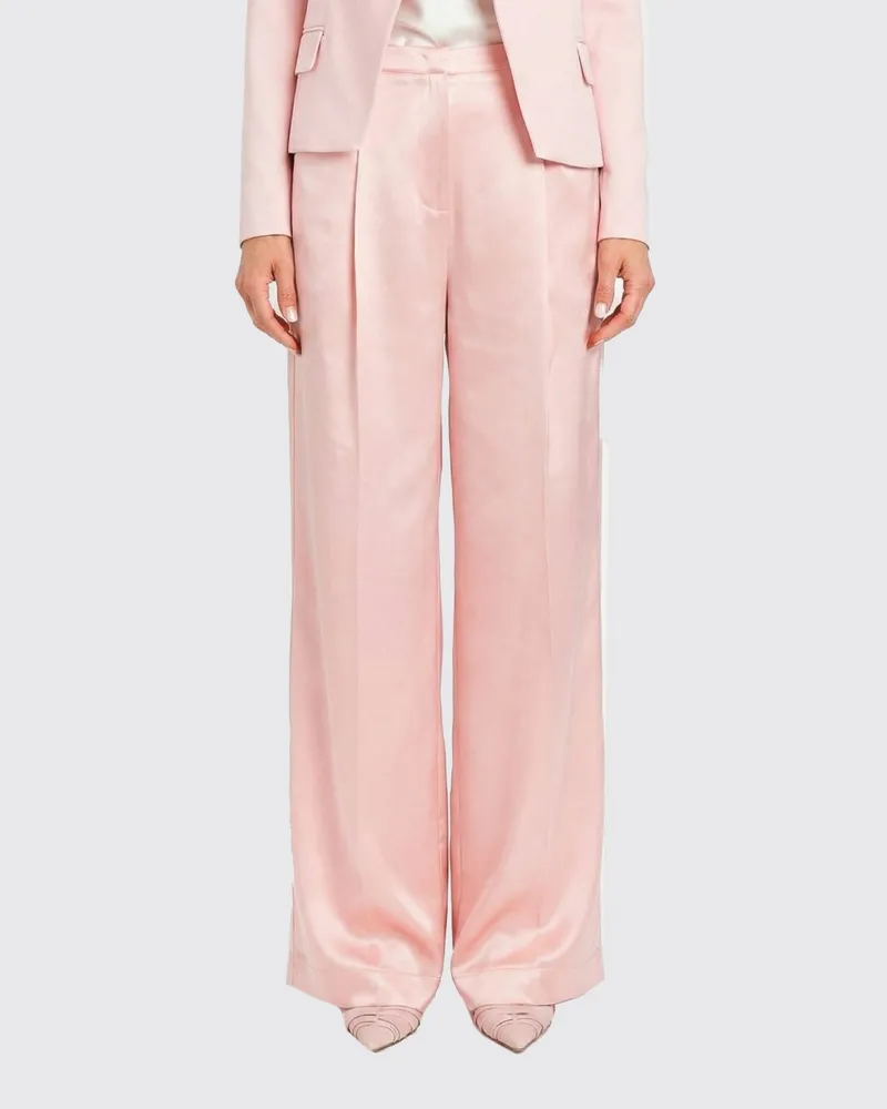 Twin-Set Satin-Palazzohose Pink