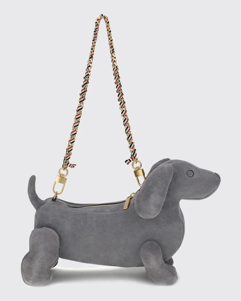 Thom Browne Schultertasche damen Grau