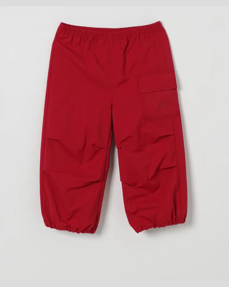 Gucci Baumwoll-Cargohose Rot