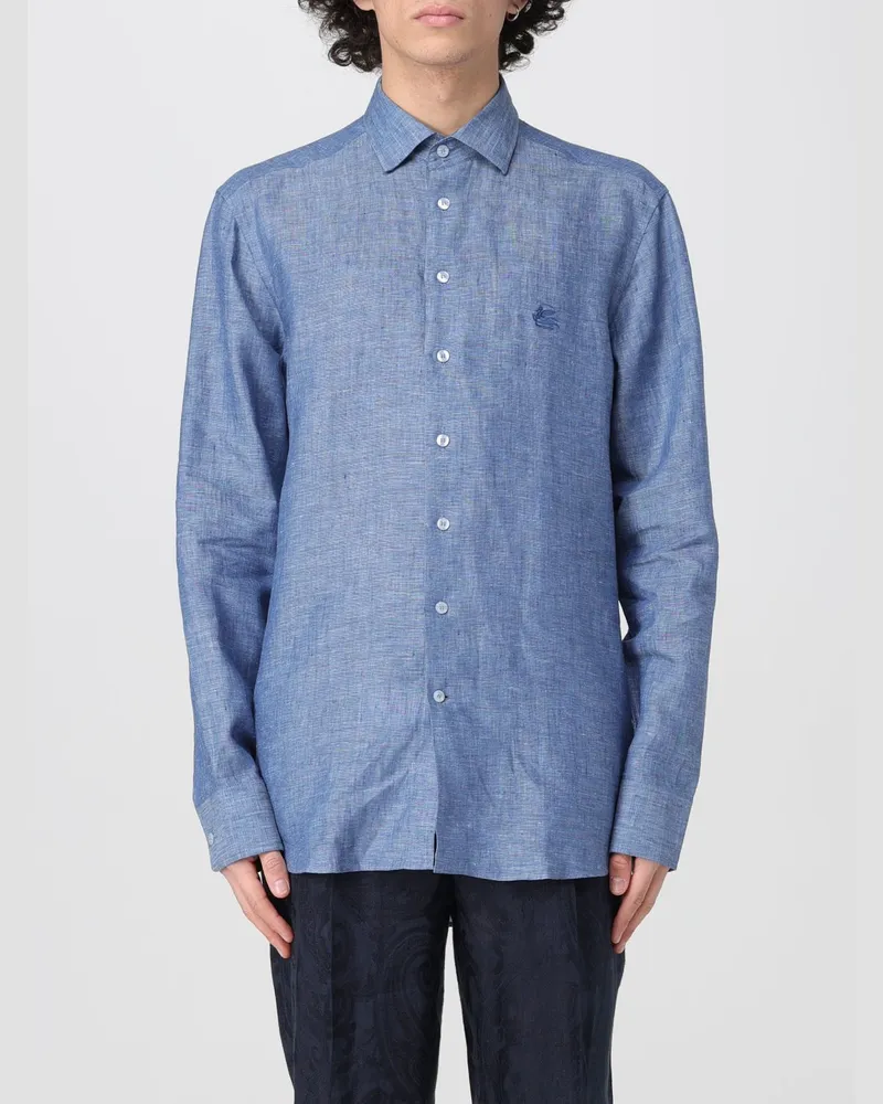 Etro Hemd herren Blau
