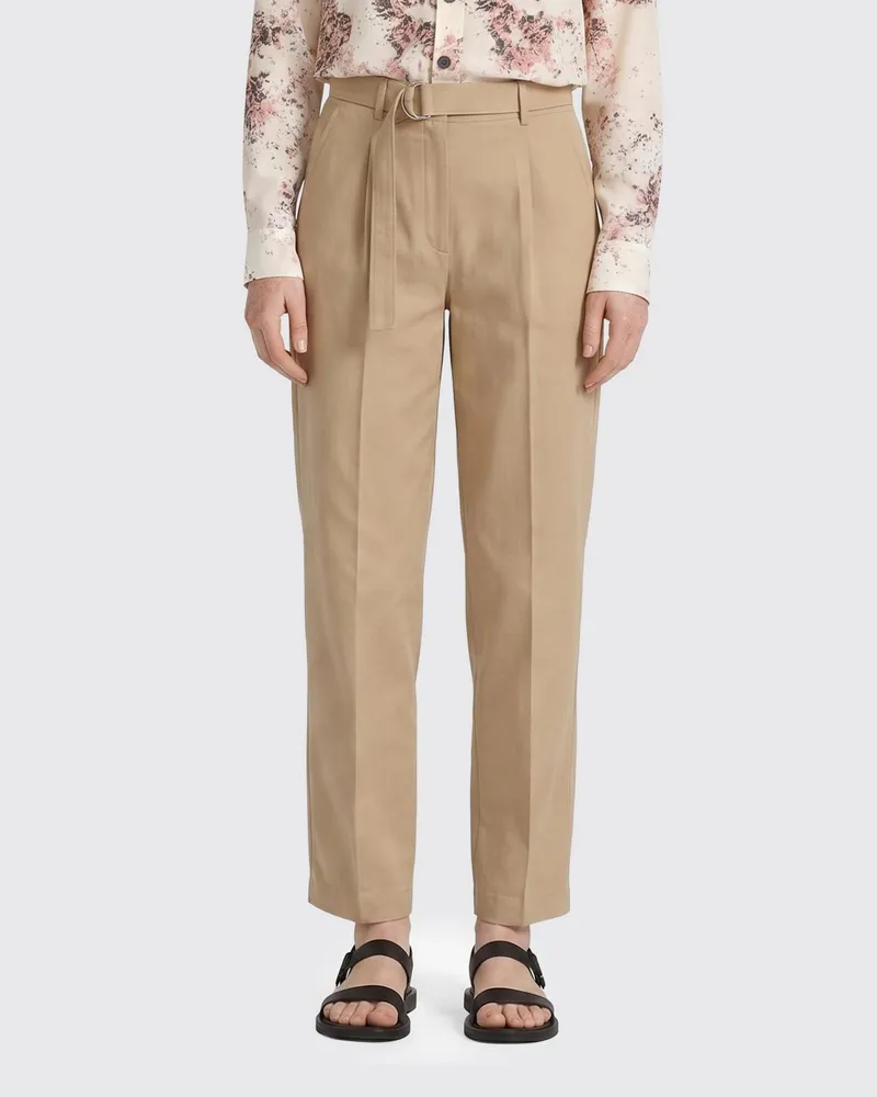 Paul Smith Weite Lyocell Hose Beige