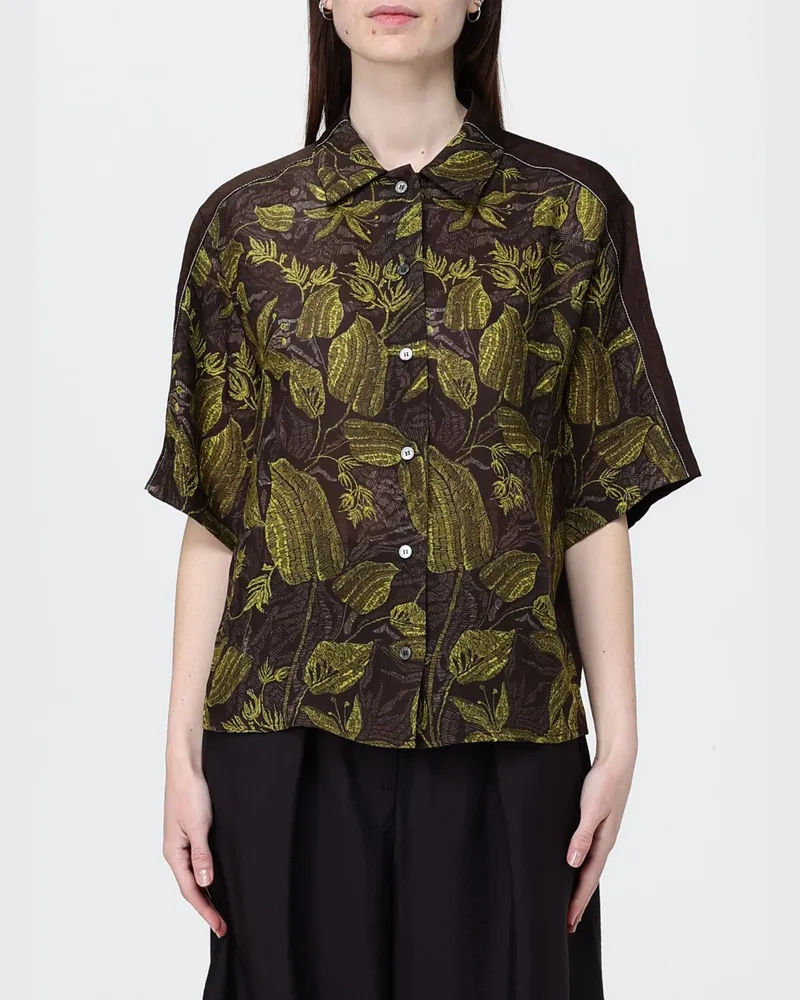 TELA Hemdbluse damen Grün