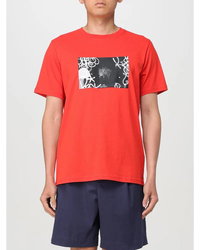 Paul Smith T-shirt herren Rot