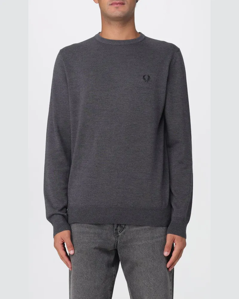 Fred Perry Sweatshirt herren Grau