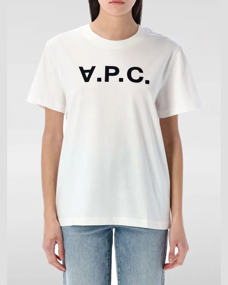A.P.C. T-shirt damen Weiß