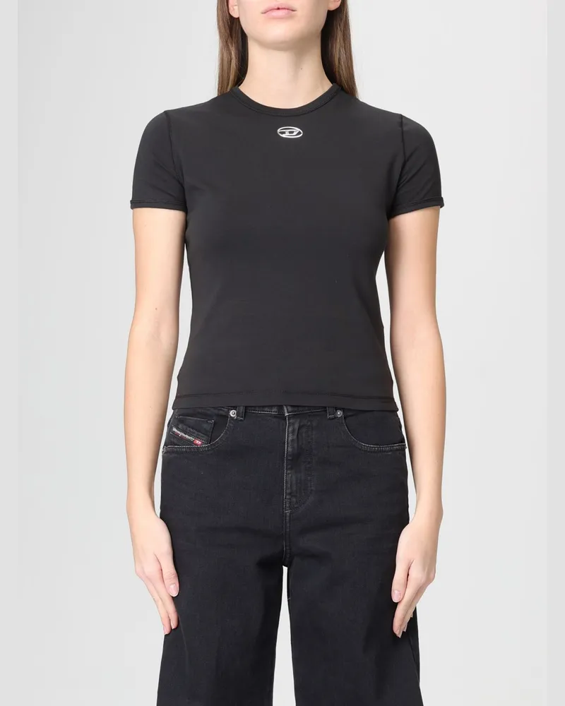 Diesel T-shirt damen Schwarz
