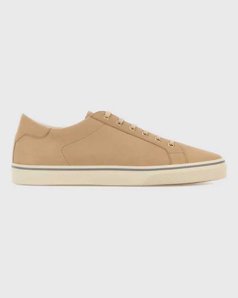 Brunello Cucinelli Leder-Sneakers Camel