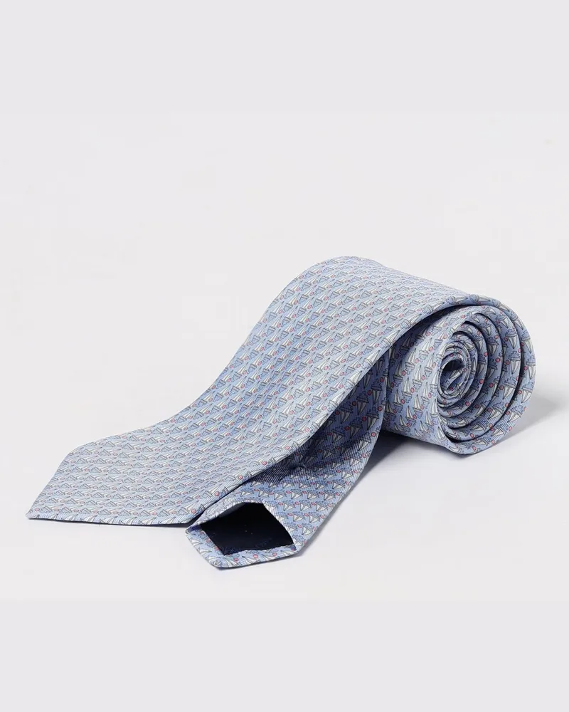 Ferragamo Krawatte herren Hellblau