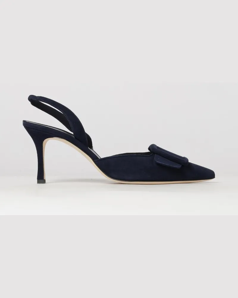Manolo Blahnik Schuhe damen Navy