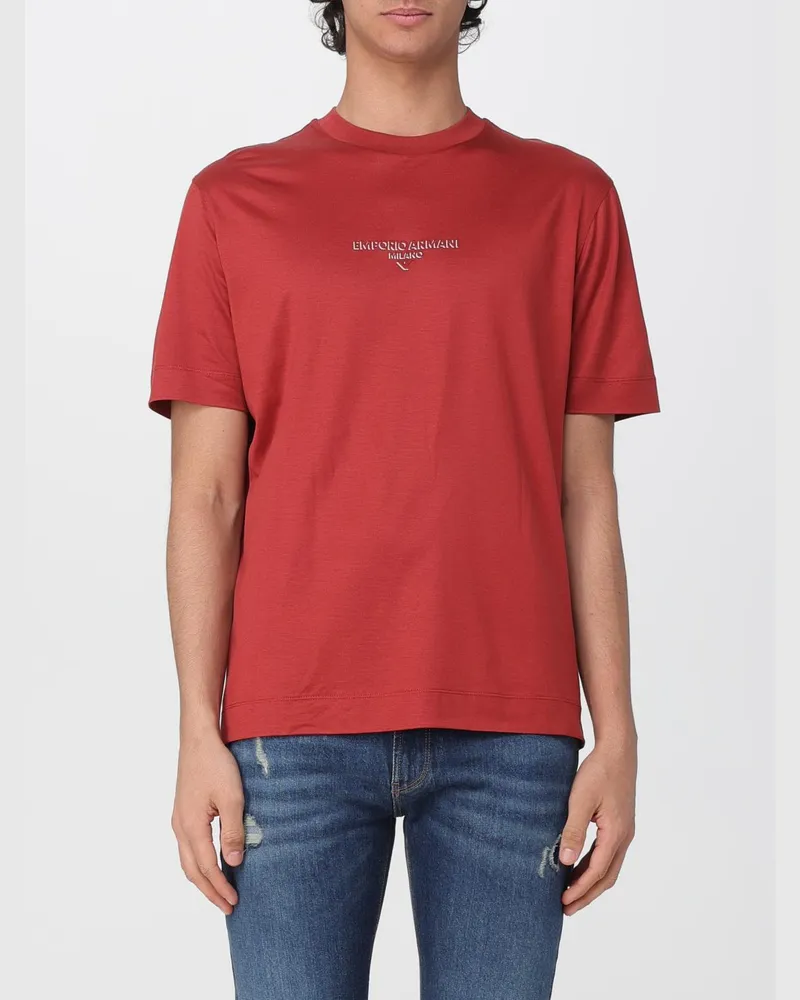 Emporio Armani T-shirt herren Rot