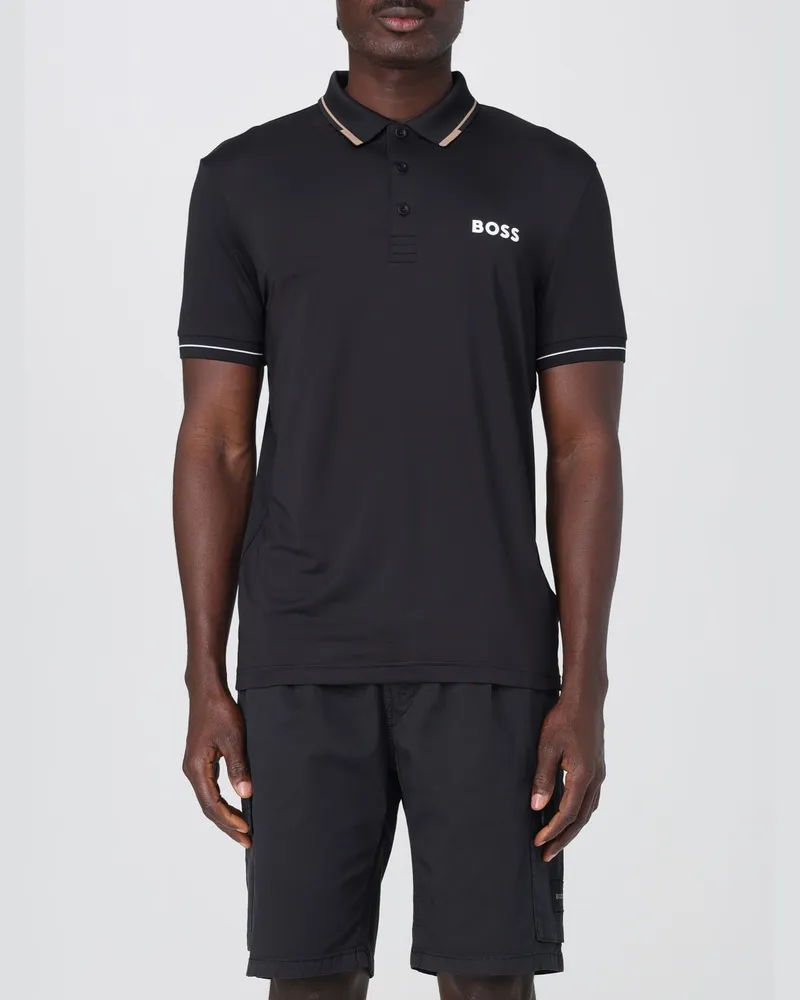 HUGO BOSS Polo herren Schwarz