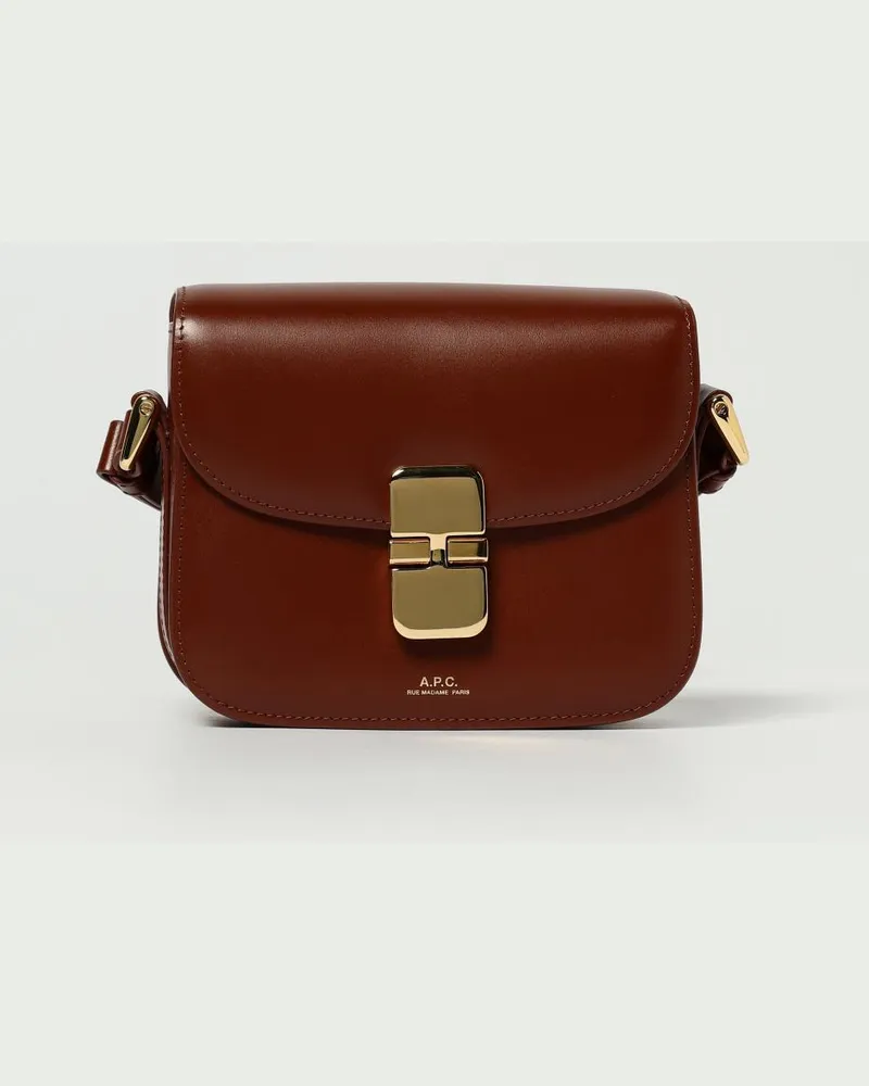 A.P.C. Schultertasche damen Braun