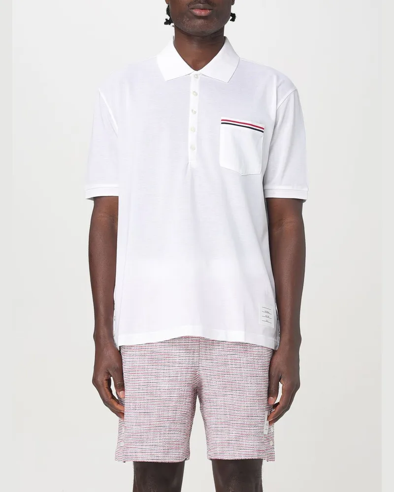 Thom Browne Polo herren Weiß