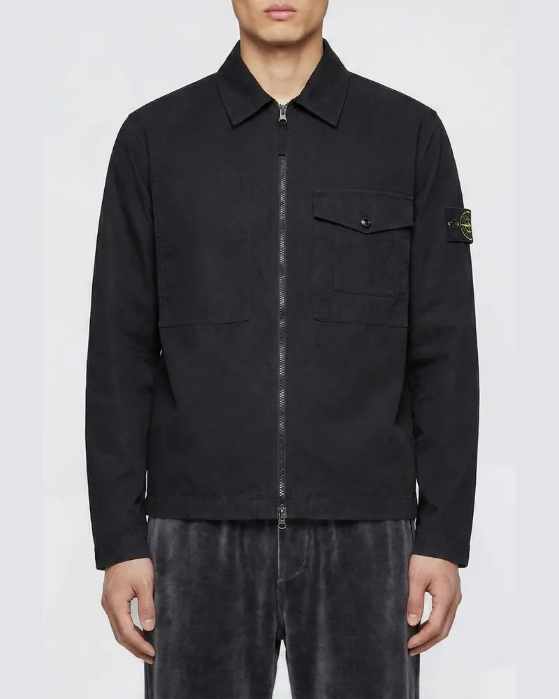 Stone Island Hemd herren Schwarz