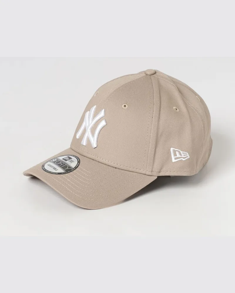 New Era 9Forty NY Yankees Baseballkappe aus Baumwolle mit gesticktem Logo Natural