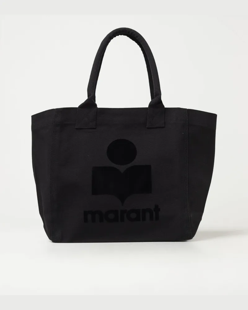 Isabel Marant Yenky Tasche aus Canvas Schwarz