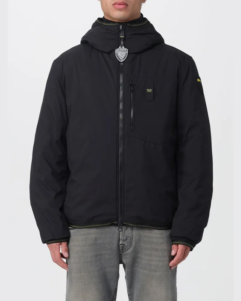 Blauer Jacke herren Schwarz
