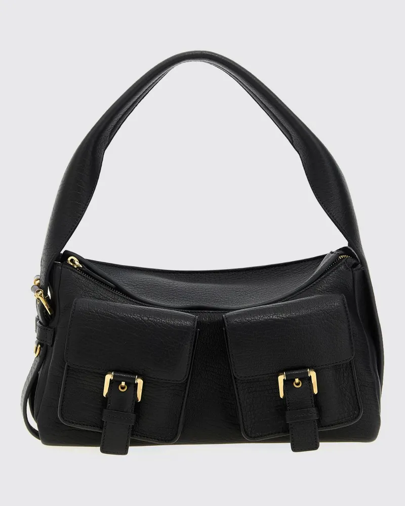Mulberry Schultertasche damen Schwarz