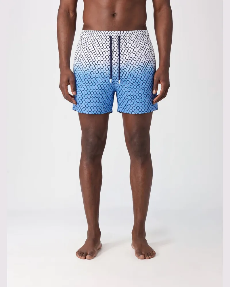 MC2 Saint Barth Bedruckter Badeanzug Navy