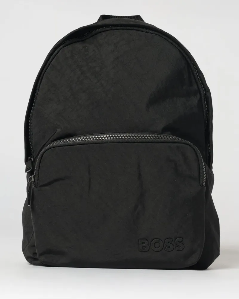 HUGO BOSS Nylon-Rucksack Schwarz