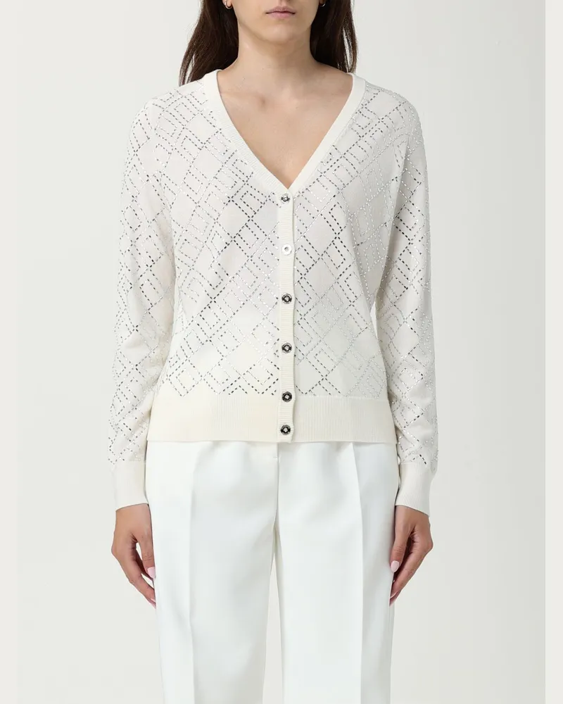 Elisabetta Franchi Pullover damen Milch