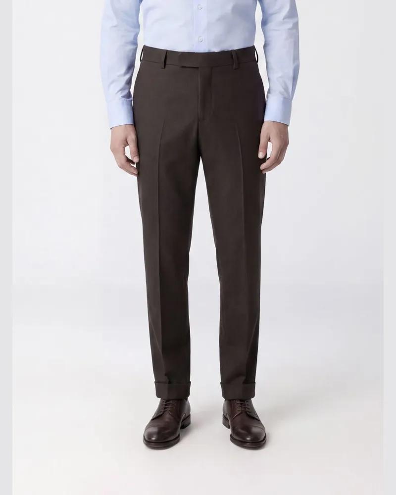 PT TORINO Slim-Fit-Anzughose aus Schurwolle und Kaschmir Dark