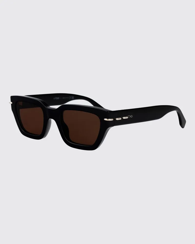 Fendi Sonnenbrille aus Acetat Schwarz