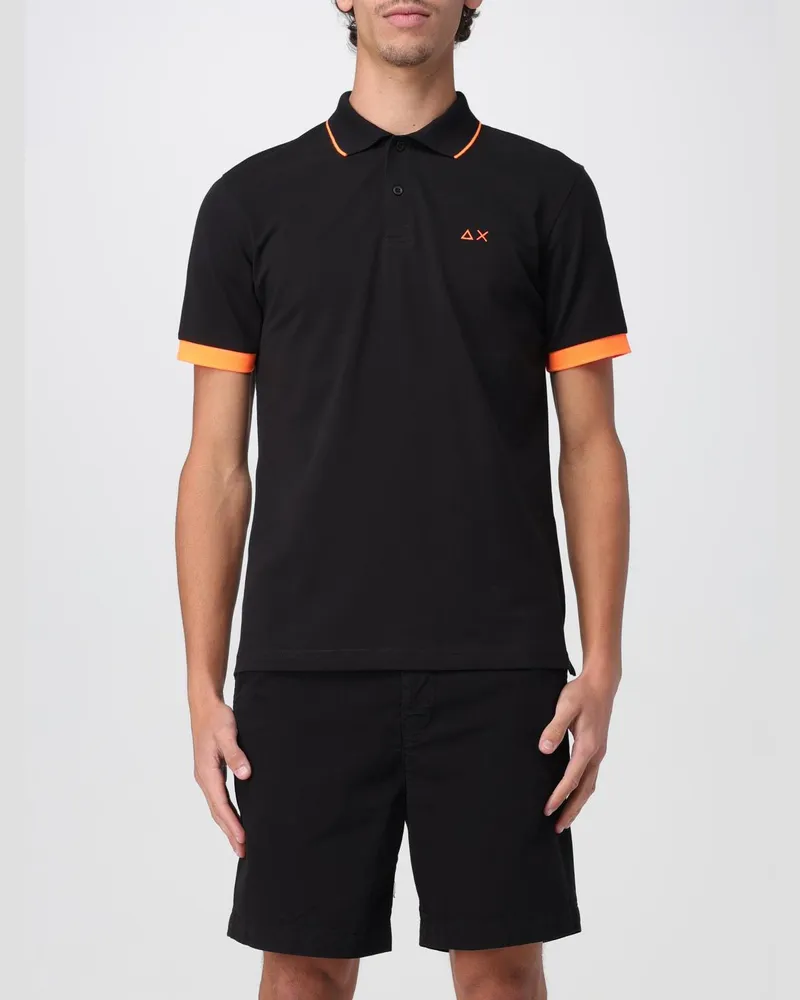 Sun68 Polo herren Schwarz