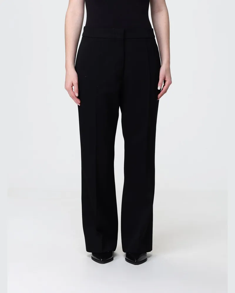 Jil Sander Klassische Wollhose Schwarz