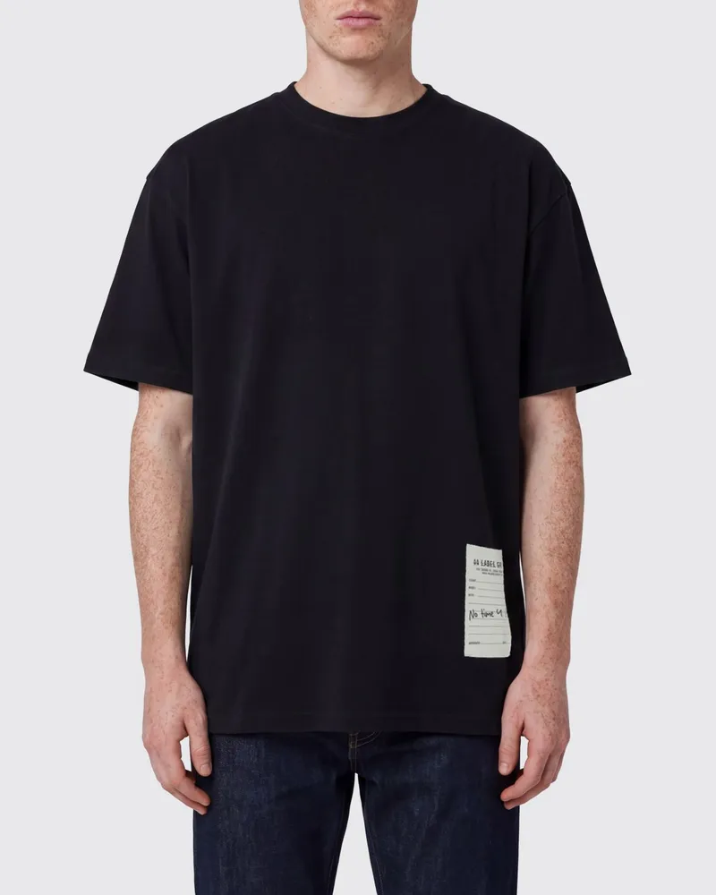 44 LABEL GROUP Bedrucktes T-Shirt Charcoal