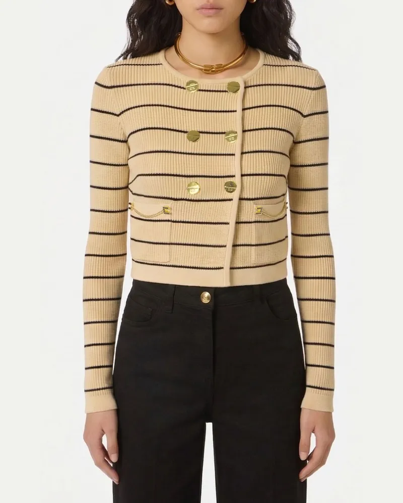 Elisabetta Franchi Pullover damen Nude