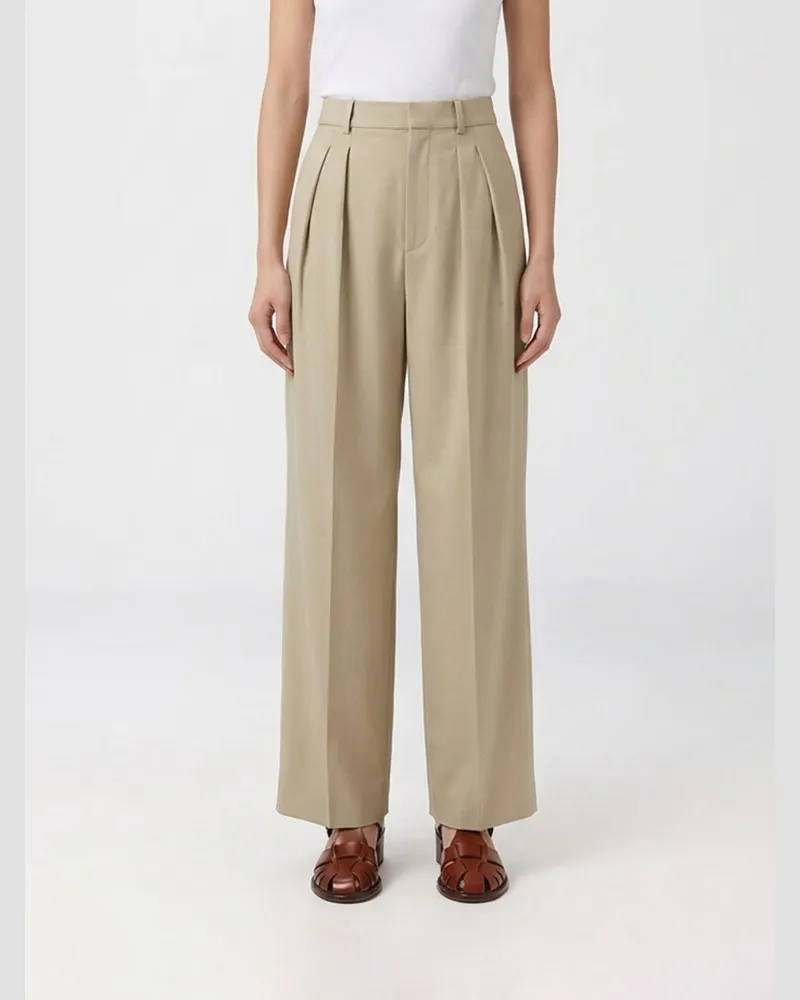 Saint Laurent Hose damen Mustard