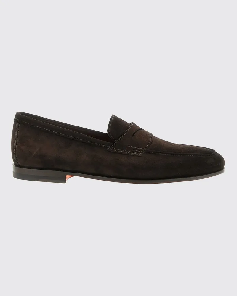 Santoni Schuhe herren Braun
