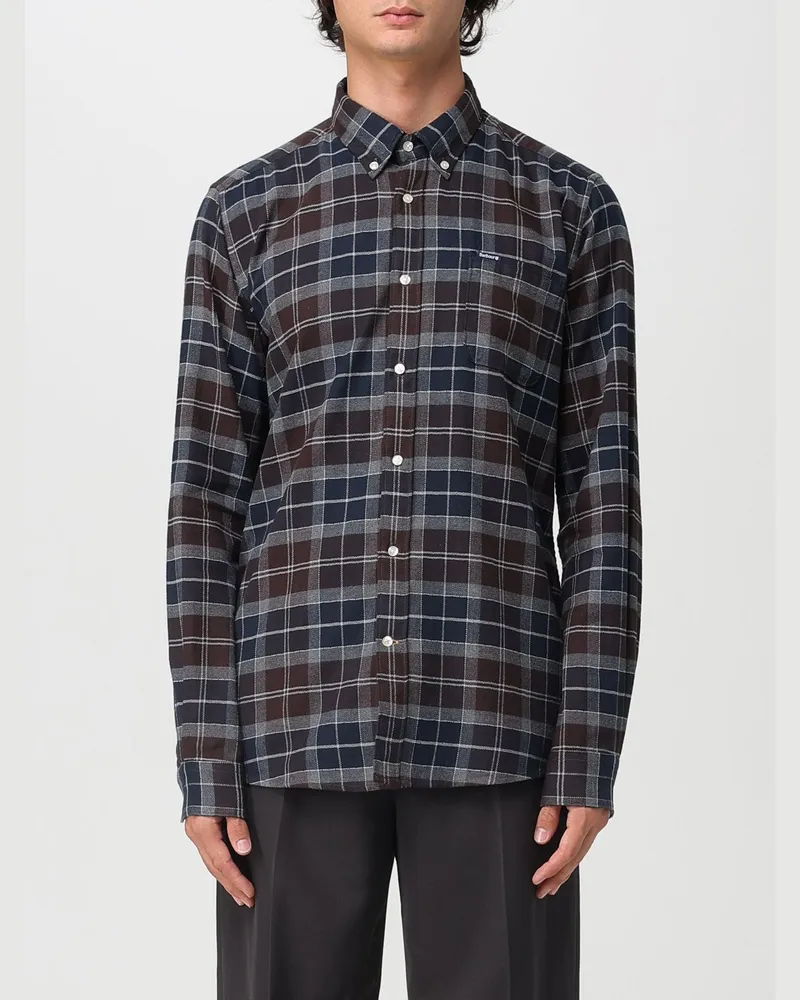 Barbour Hemd herren Braun
