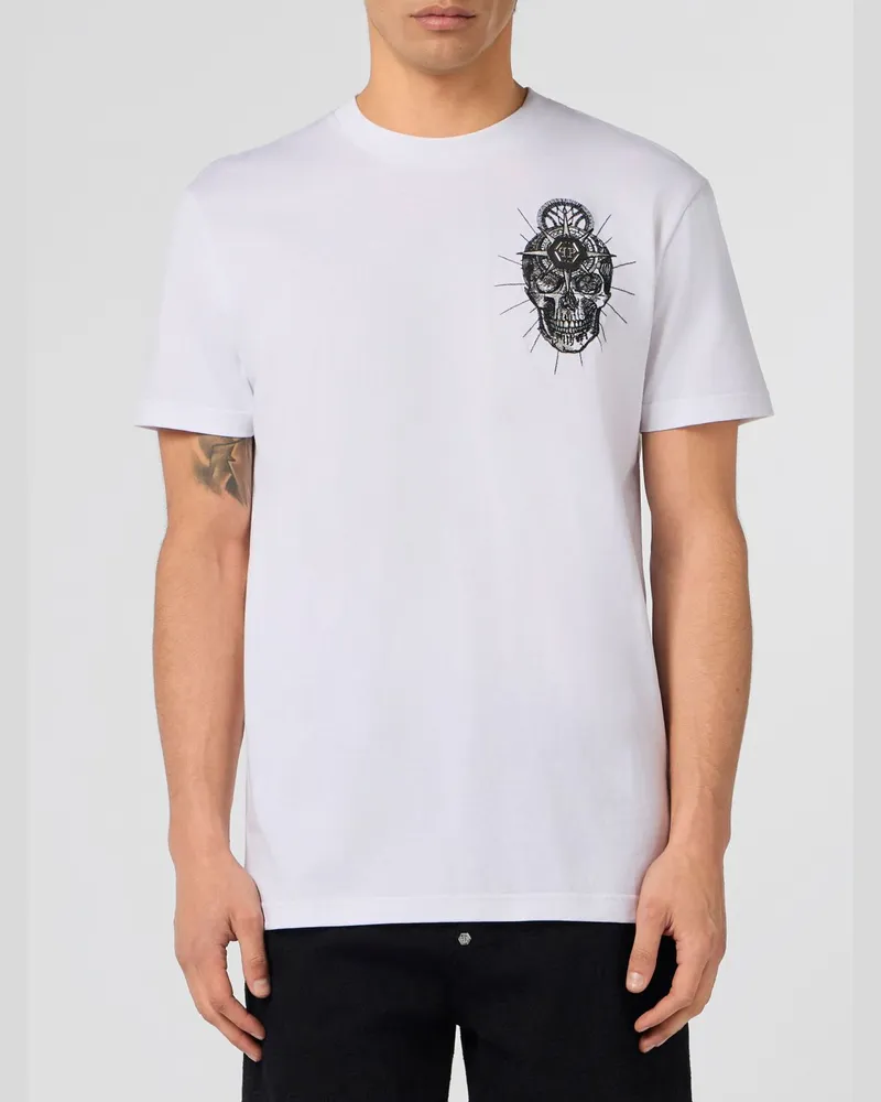 Philipp Plein Skull T-Shirt Weiß